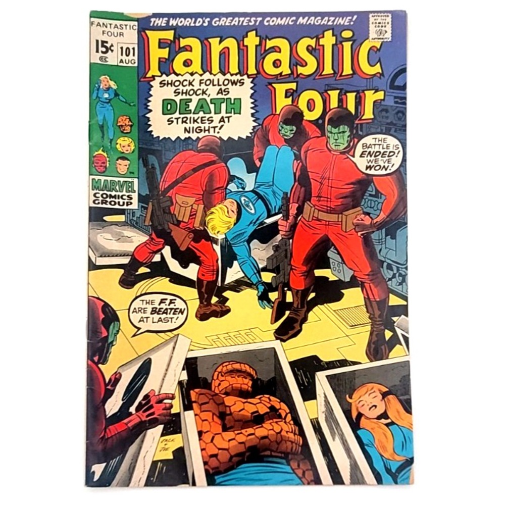 FANTASTIC FOUR #101 (1970) /VF/ BRONZE AGE MARVEL COMICS JACK KIRBY ART